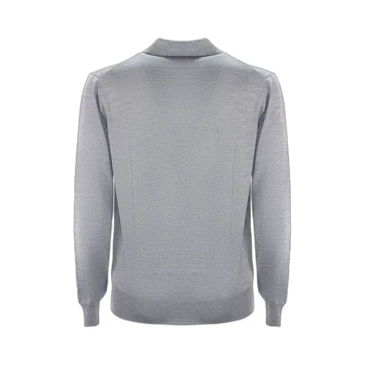 Cruciani Long-Sleeved Wool Polo Shirt