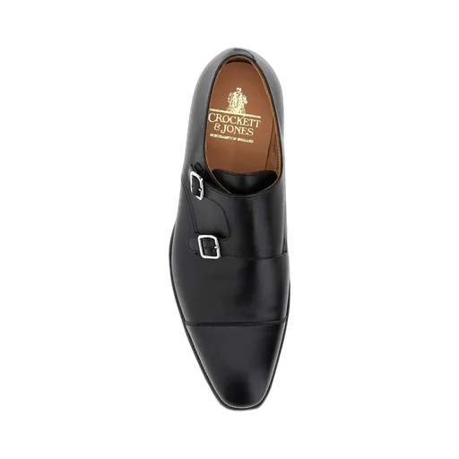 Crockett & Jones Lowndes Monk Strap Shoes