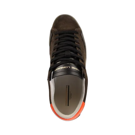 Crime London Distressed Lace-Up Sneakers