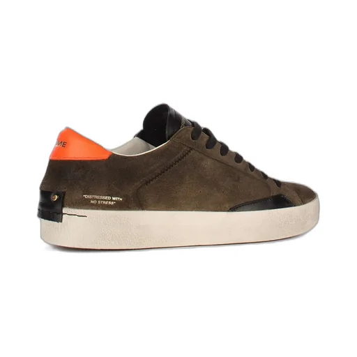 Crime London Distressed Lace-Up Sneakers