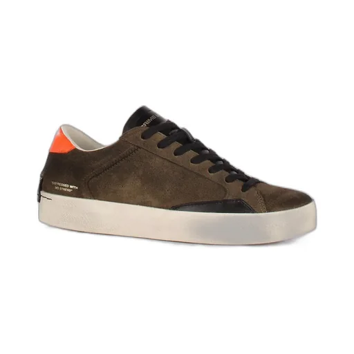 Crime London Distressed Lace-Up Sneakers