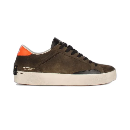 Crime London Distressed Lace-Up Sneakers