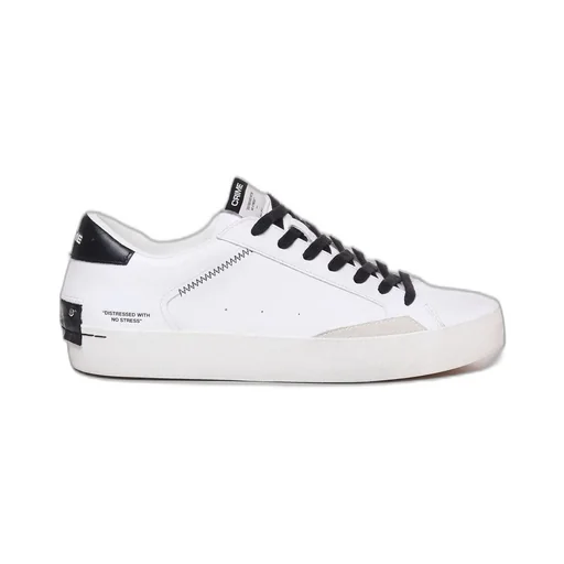 Crime London Distressed Lace-Up Sneakers