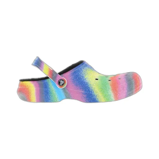 Crocs Rainbow Printed Cut-Out Detailed Clogs