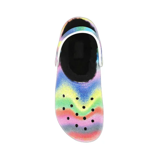 Crocs Rainbow Printed Cut-Out Detailed Clogs