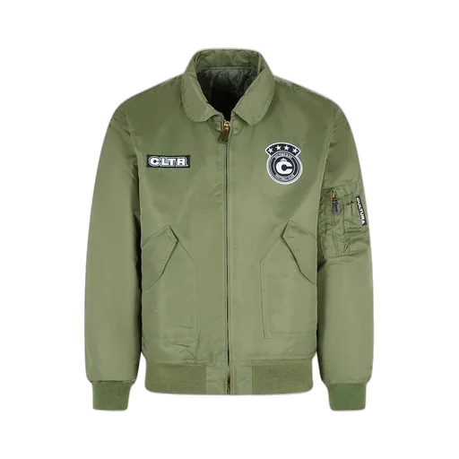 Cultura Logo Patch Bomber Jacket