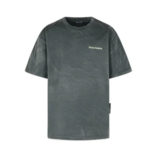 Cultura Logo Printed Crewneck T-Shirt
