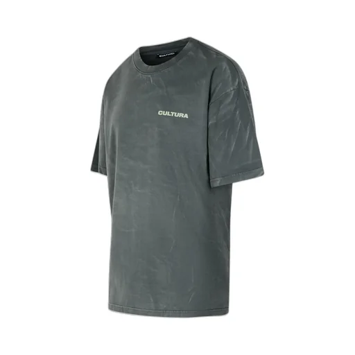 Cultura Logo Printed Crewneck T-Shirt