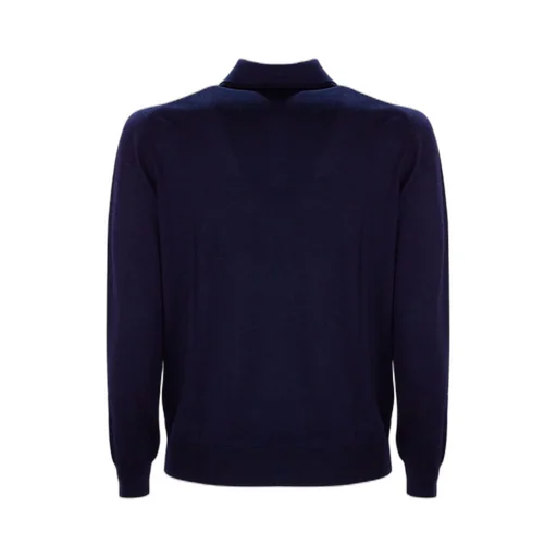 Cruciani Long-Sleeved Wool Polo Shirt