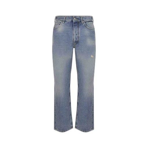 Cycle Stone-Wash Straight-Leg Jeans