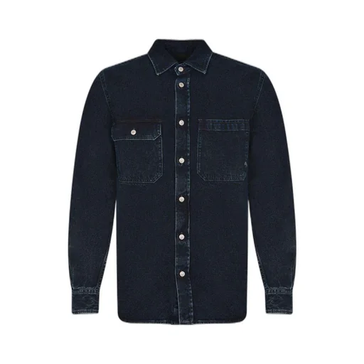 Cycle Denim Button-Up Shirt