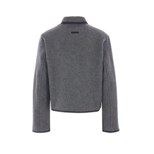 Diomene Contrast Piping Wool Jacket