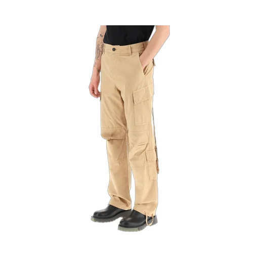 Darkpark Wide-Leg Drawstring Cargo Trousers