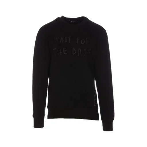 Drhope Slogan Embroidered Crewneck Sweatshirt