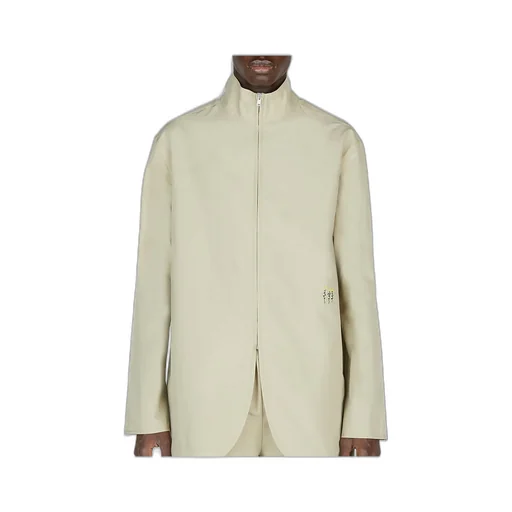 Diomene Floral Embroidered Twill Jacket