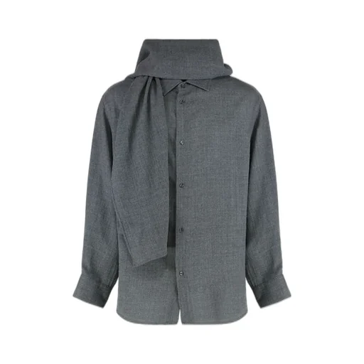 Darkpark George Detachable Scarf Shirt