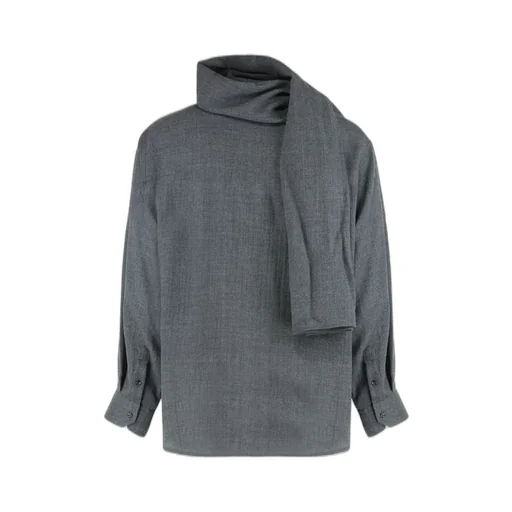 Darkpark George Detachable Scarf Shirt