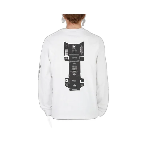 Death Cigarettes Graphic Printed Crewneck Sweatshirt
