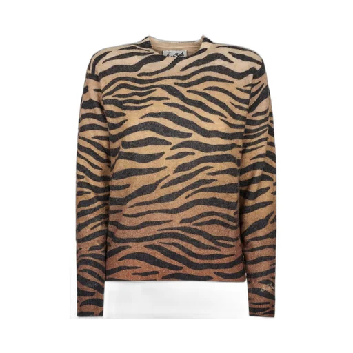 Mc2 Saint Barth New Queen Round Neck Printed Jumper