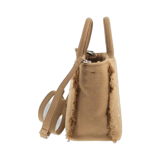 Mc2 Saint Barth Logo Embroidered Fringed Tote Bag