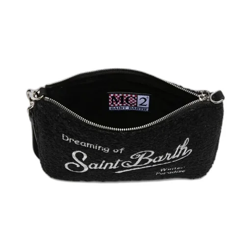 Mc2 Saint Barth Parisienne Tweed Clutch Bag