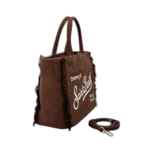 Mc2 Saint Barth Corduroy Fringed Tote Bag
