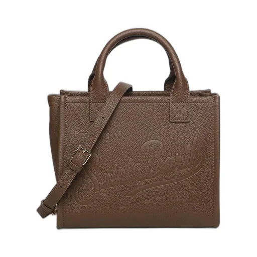 Mc2 Saint Barth Vanity Logo Embossed Midi Tote Bag