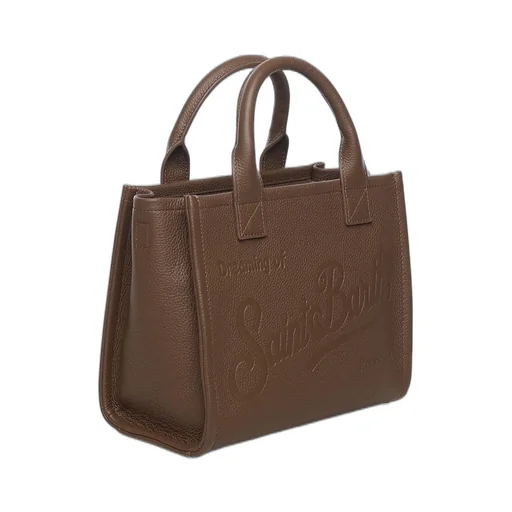 Mc2 Saint Barth Vanity Logo Embossed Midi Tote Bag