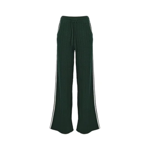 Mc2 Saint Barth Dinard Cable-Knit Drawstring Trousers