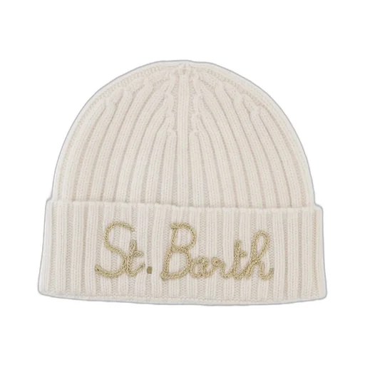 Mc2 Saint Barth Wengen Ribbed Embroidered Hat