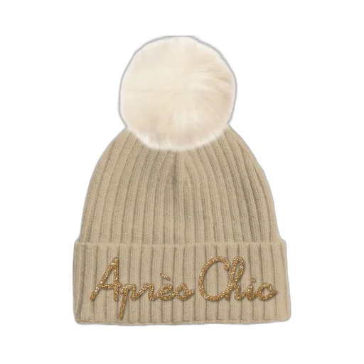 Mc2 Saint Barth Wengen Embroidered Pom-Pom Beanie