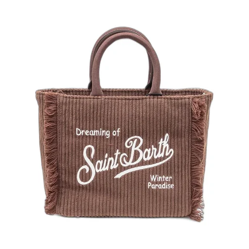 Mc2 Saint Barth Vanity Mini Corduroy Tote Bag