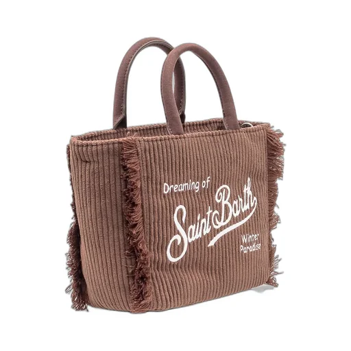 Mc2 Saint Barth Vanity Mini Corduroy Tote Bag