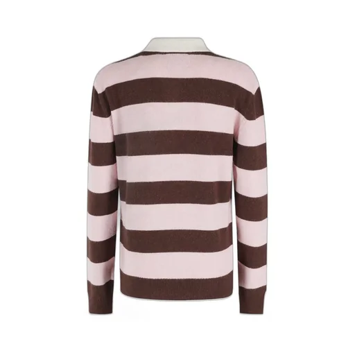 Mc2 Saint Barth Hadidy Striped Ribbed Polo Shirt