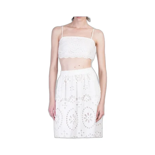 Mc2 Saint Barth Florida Sangallo Lace Top