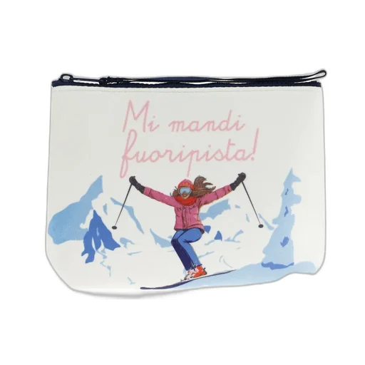 Mc2 Saint Barth Aline Mandi Fuori Pista Zipped Clutch Bag