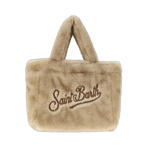 Mc2 Saint Barth Colette Shearling-Effect Tote Bag