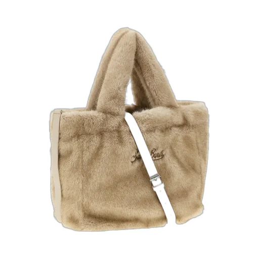 Mc2 Saint Barth Colette Shearling-Effect Tote Bag
