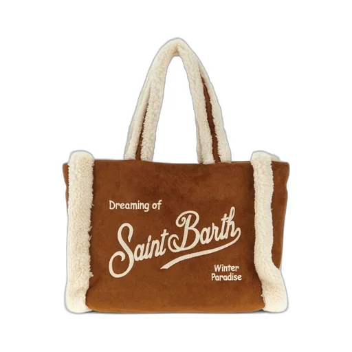 Mc2 Saint Barth Colette Shearling Tote Bag