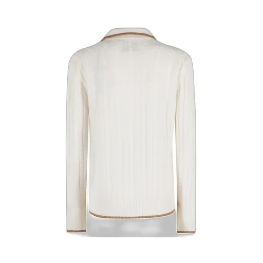 Mc2 Saint Barth Clichy Cable-Knit Polo