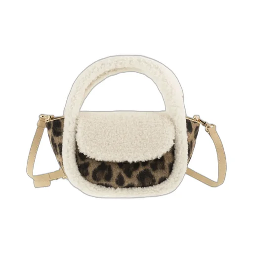 Mc2 Saint Barth Gilda Mini Shearling Tote Bag