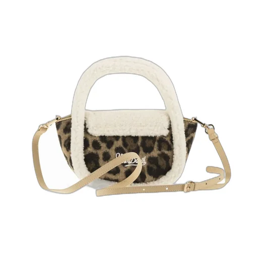 Mc2 Saint Barth Gilda Mini Shearling Tote Bag