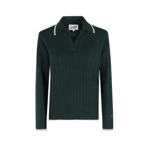 Mc2 Saint Barth Clichy Cable-Knit Polo