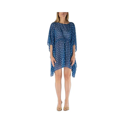 Mc2 Saint Barth Iria Floral Printed Poncho