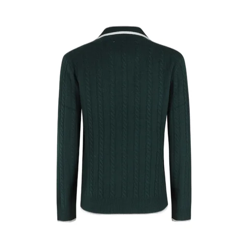 Mc2 Saint Barth Clichy Cable-Knit Polo