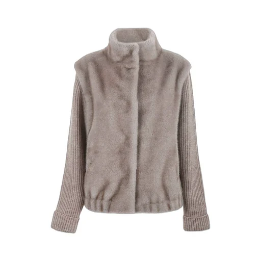 Mc2 Saint Barth Mael Fur Panelled Jacket