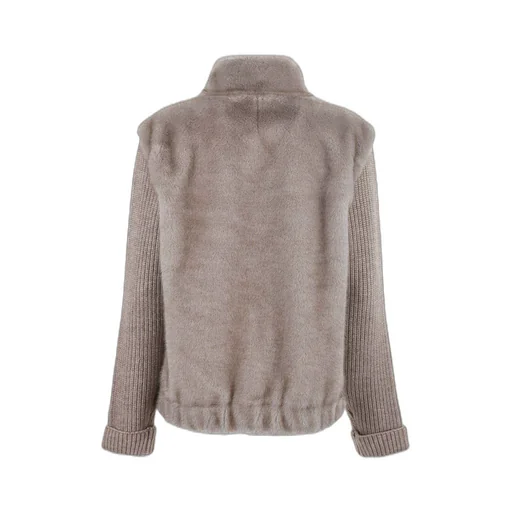 Mc2 Saint Barth Mael Fur Panelled Jacket