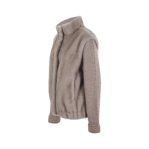 Mc2 Saint Barth Mael Fur Panelled Jacket