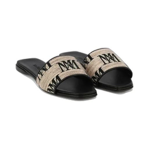 Max Mara Logo Detailed Sandals