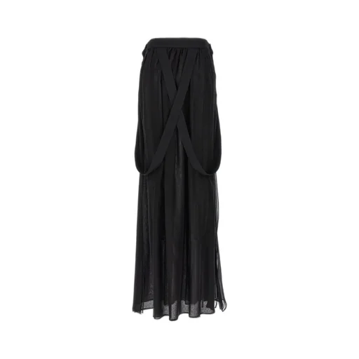 Max Mara High Waist Buckle Detailed Skirt